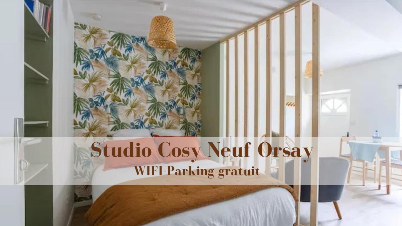 Studio Cosy Neuf - Fibre - Parking Gratuit - Proche Ecoles Et Entreprises Orsay Eksteriør billede